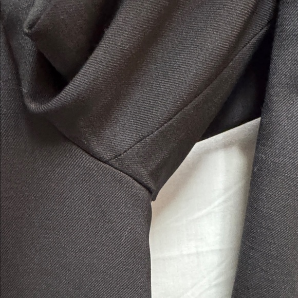 Veronica Beard Black Jacket with Animal Print Accent - Picture 6 of 8